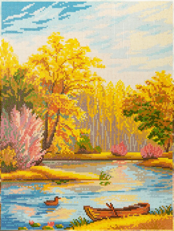 

Фрея Алмазная вышивка Осенний мотив ALPD-026, 30x40 см