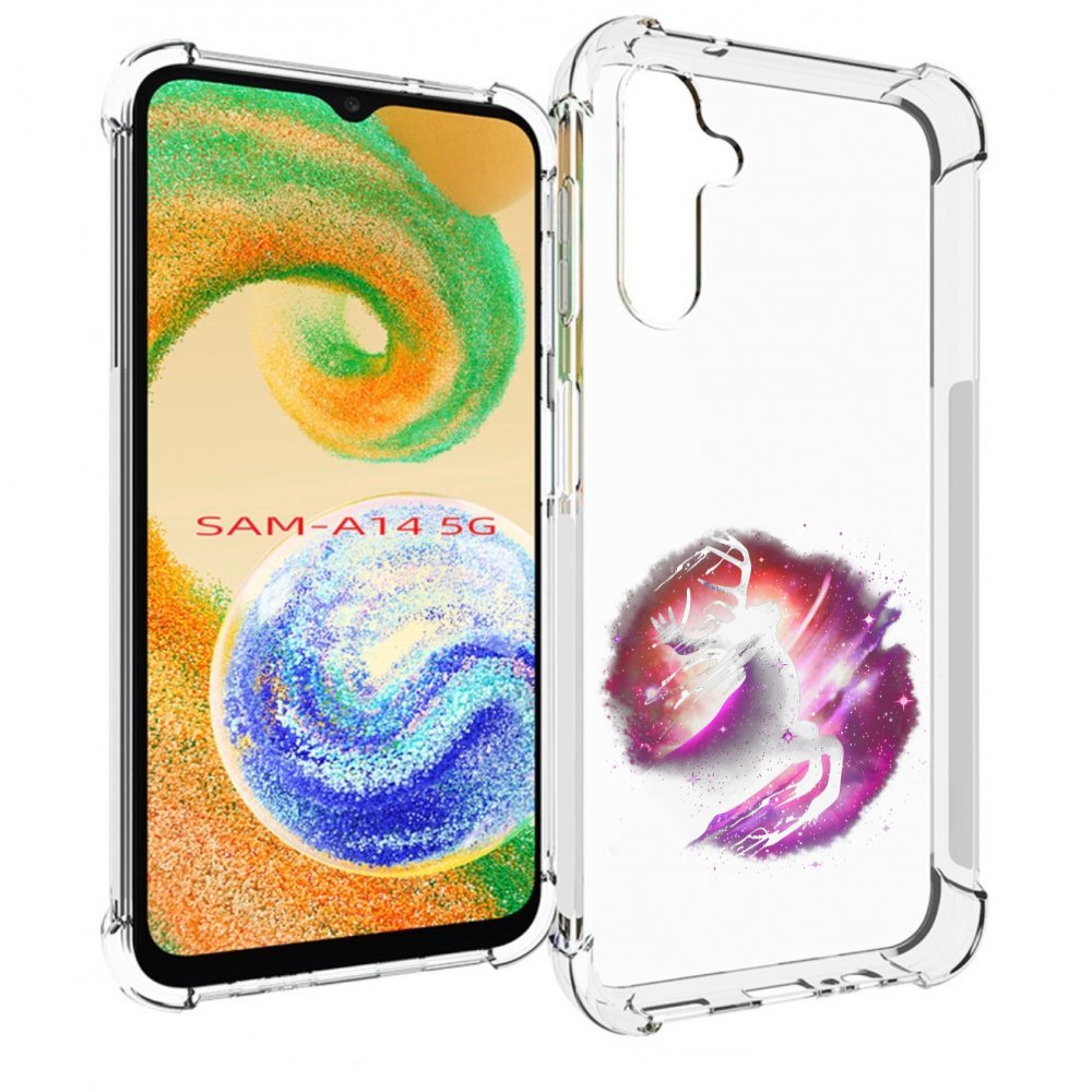 

Чехол MyPads звездный олень для Samsung Galaxy A14 5G, Прозрачный, Tocco