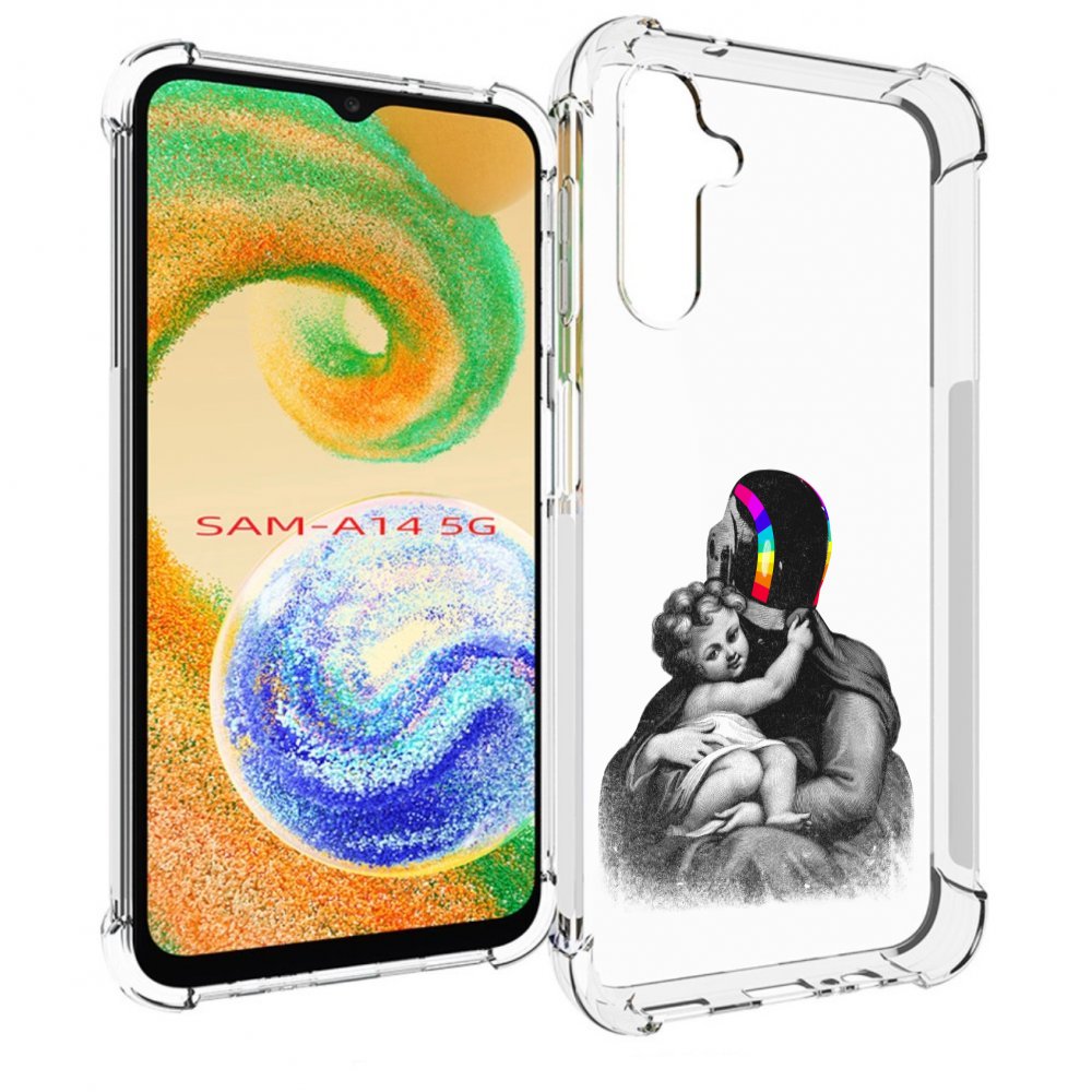 

Чехол MyPads защитник в шлеме для Samsung Galaxy A14 5G, Прозрачный, Tocco