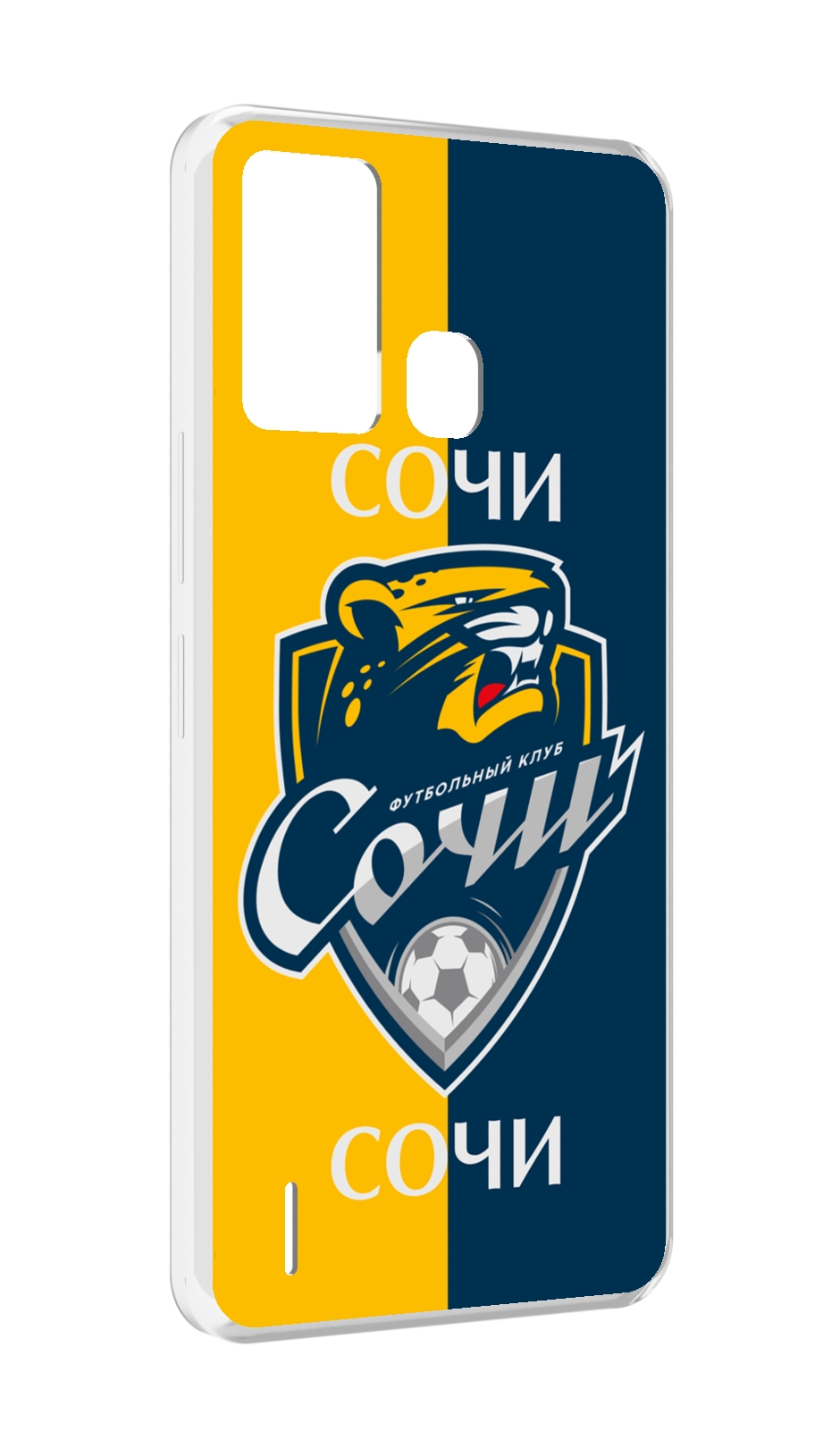 

Чехол MyPads фк сочи для ITEL S16 / ITEL Vision 1 Pro, Прозрачный, Tocco