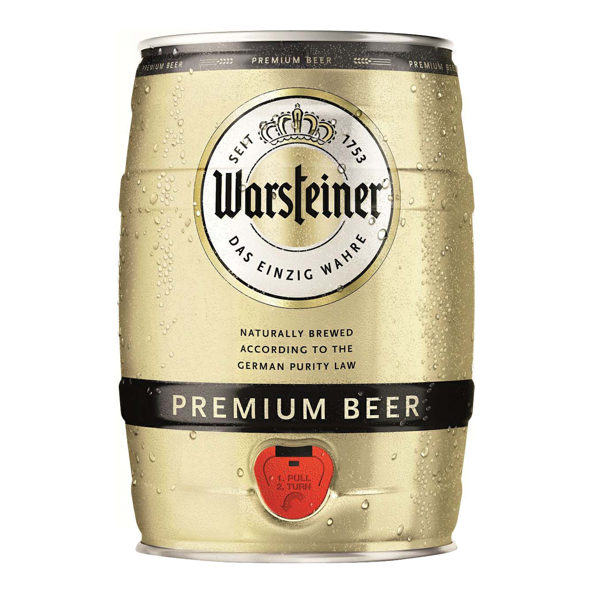 

Пиво Warsteiner Premium beer светлое 4,8% 5 л