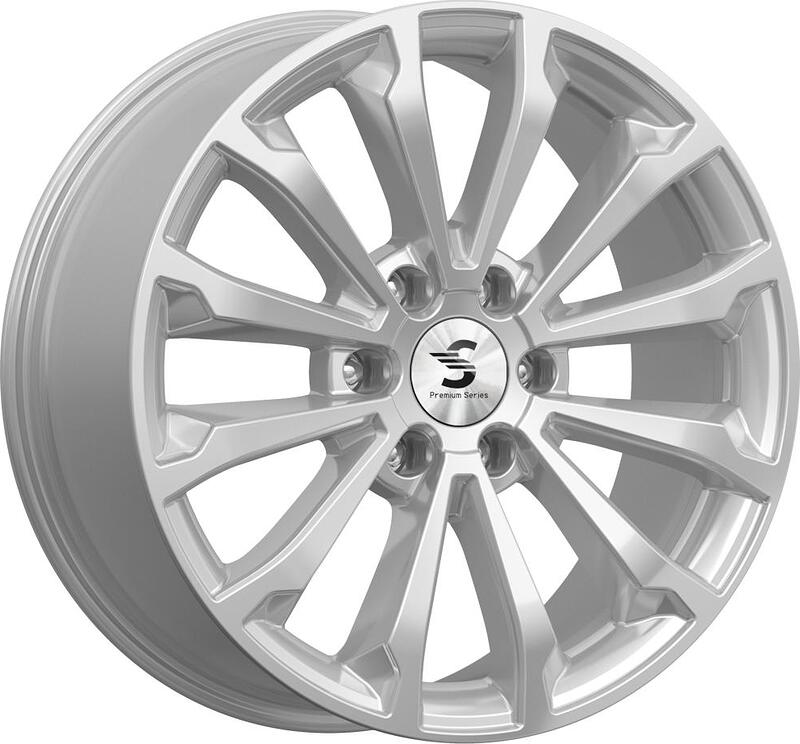 

Диск колесный 8,5X20/6X139,7 Et33 D75,1 Кр006 (Haval H9) Elite Silver SKAD арт. WHS521788, КР006 Haval H9