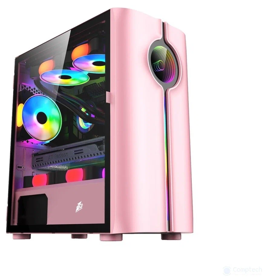 

Корпус компьютерный 1stplayer INFINITE SPACE IS3 розовый, INFINITE SPACE IS3