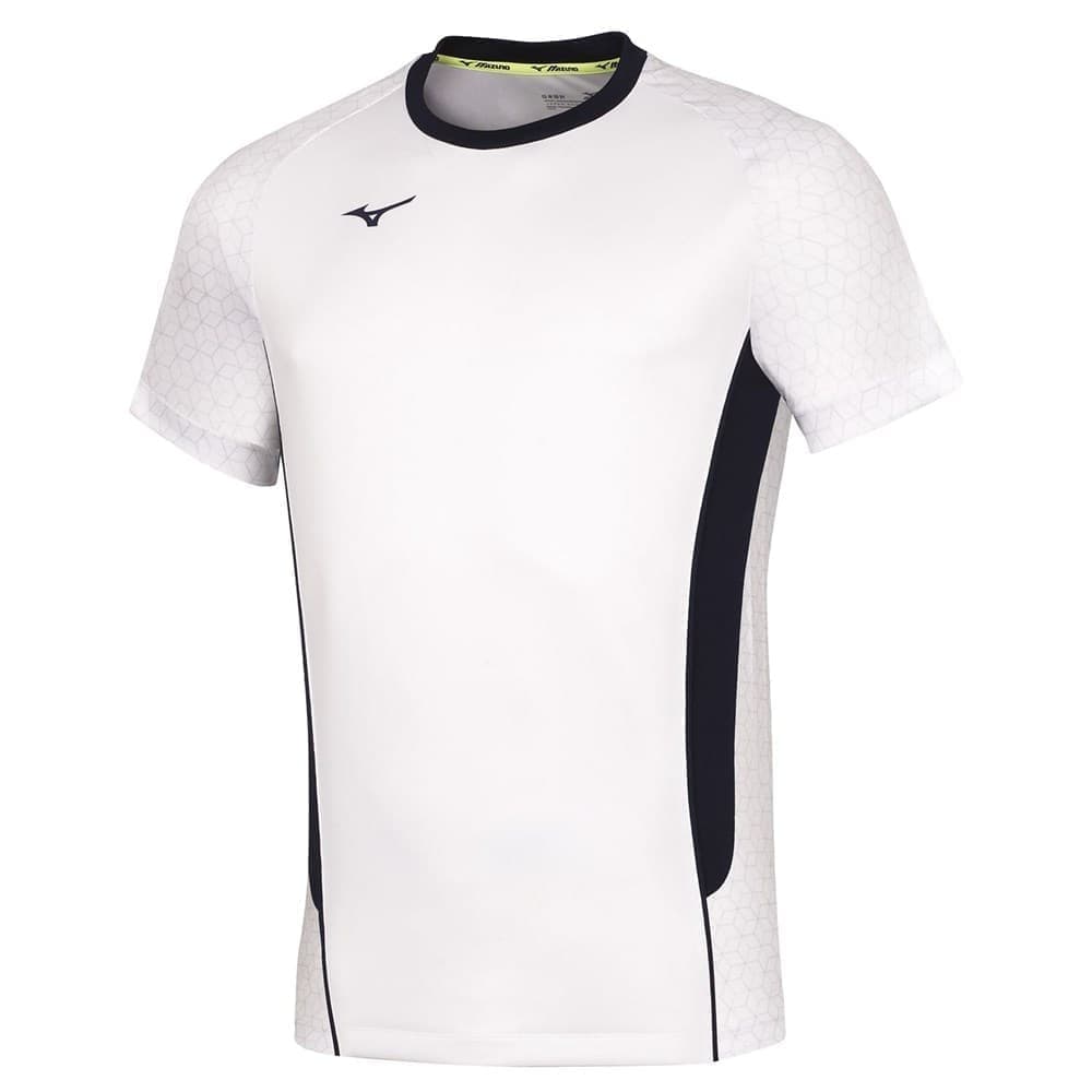 Mizuno PREMIUM HIGH KYU TEE Футболка волейбольная Белый/Черный 3XL