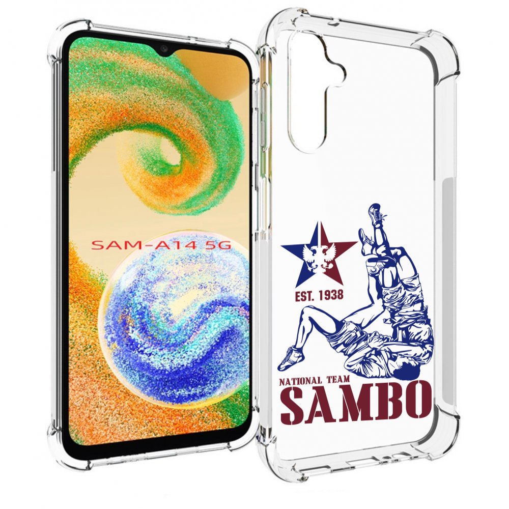 

Чехол MyPads единоборства самбо для Samsung Galaxy A14 5G, Прозрачный, Tocco