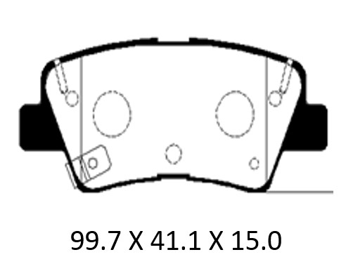 

Колодки тормозные дисковые задние HYUNDAI Solaris 17- / KIA RIO, X-Line 17- (произведено в