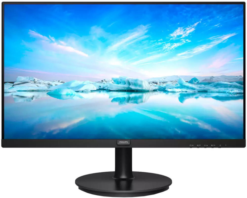 

23.8" Монитор Philips 241V8L/00(01) Black 75Hz 1920x1080 VA, Черный, 241V8L/00(01)