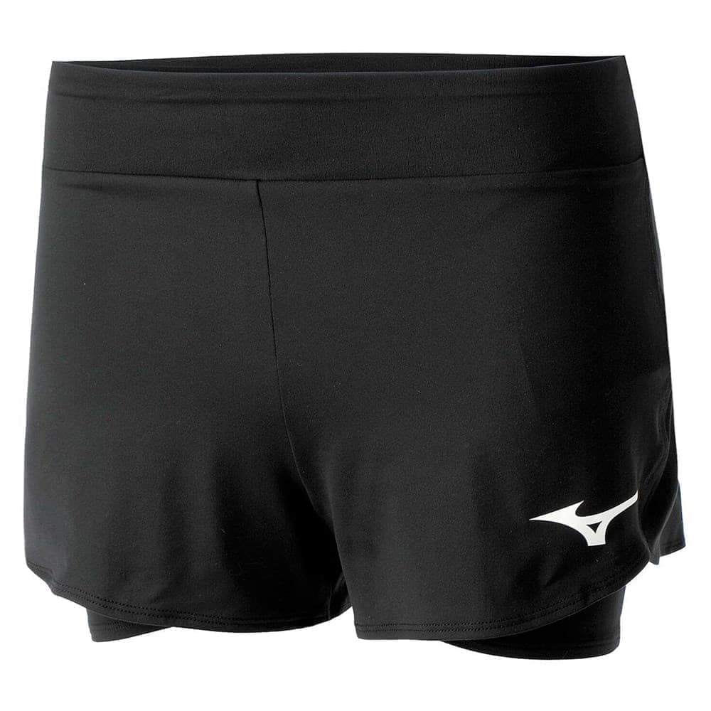 Mizuno FLEX SHORT (W) Шорты теннисные женские Черный XS