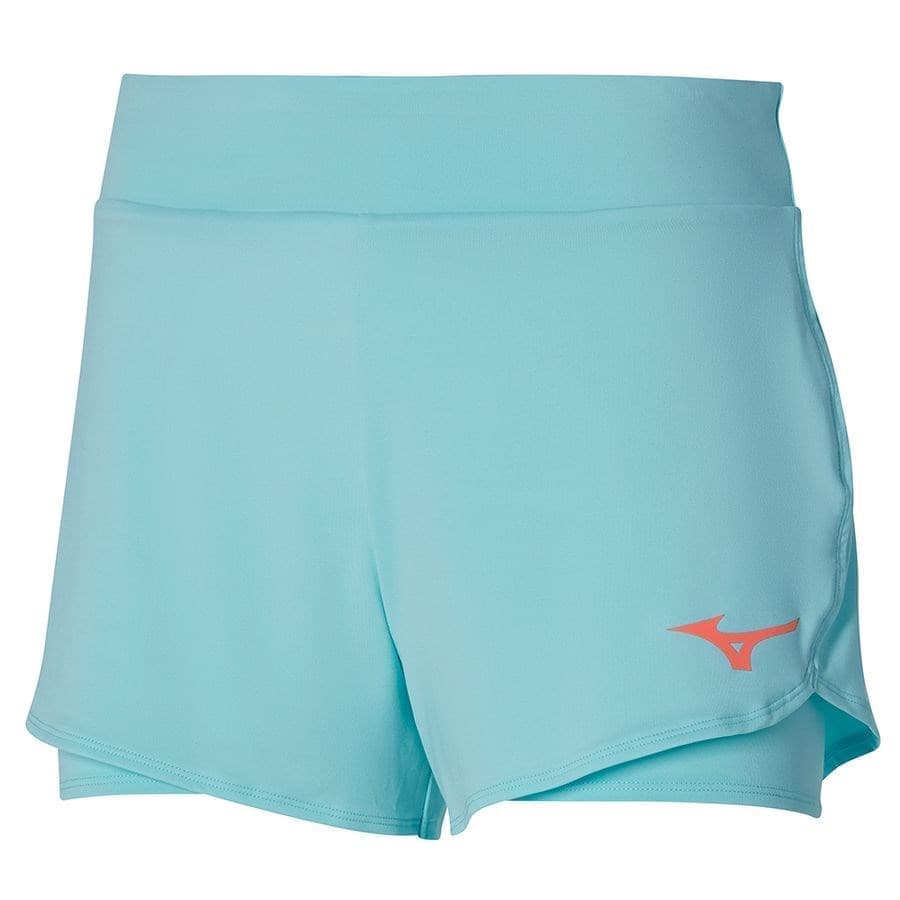 Mizuno FLEX SHORT (W) Шорты теннисные женские Голубой XS