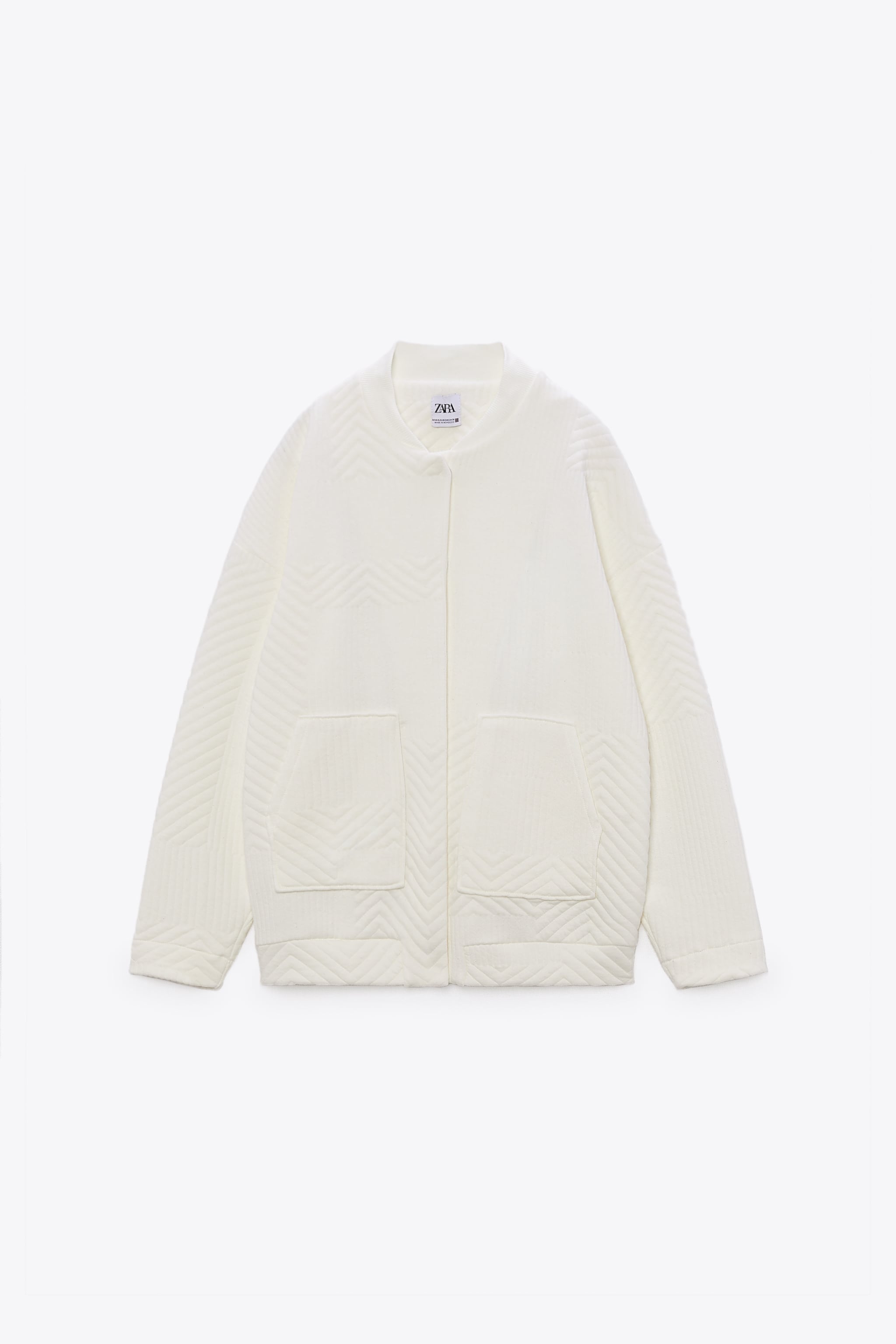 

Жакет женский ZARA 04770156 бежевый M/L (доставка из-за рубежа), 04770156