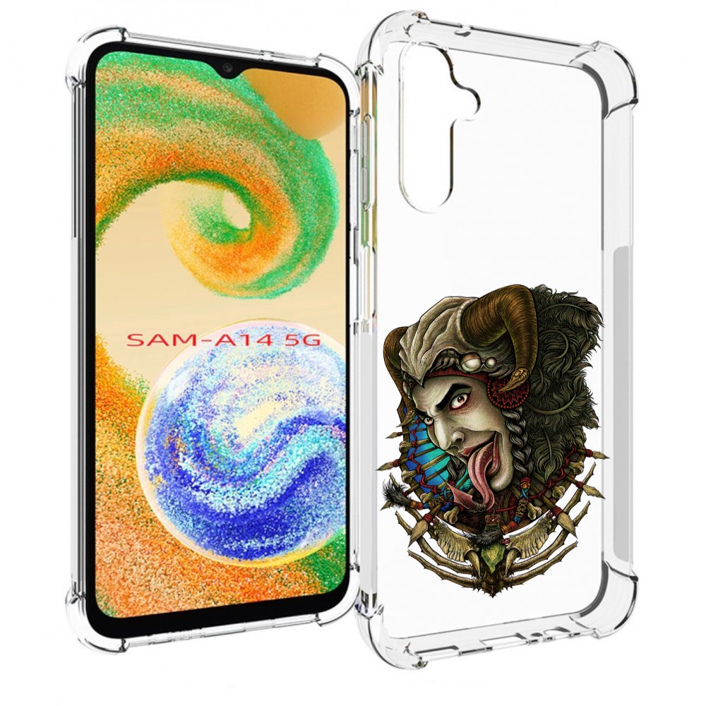 

Чехол MyPads длинный язык для Samsung Galaxy A14 5G, Прозрачный, Tocco