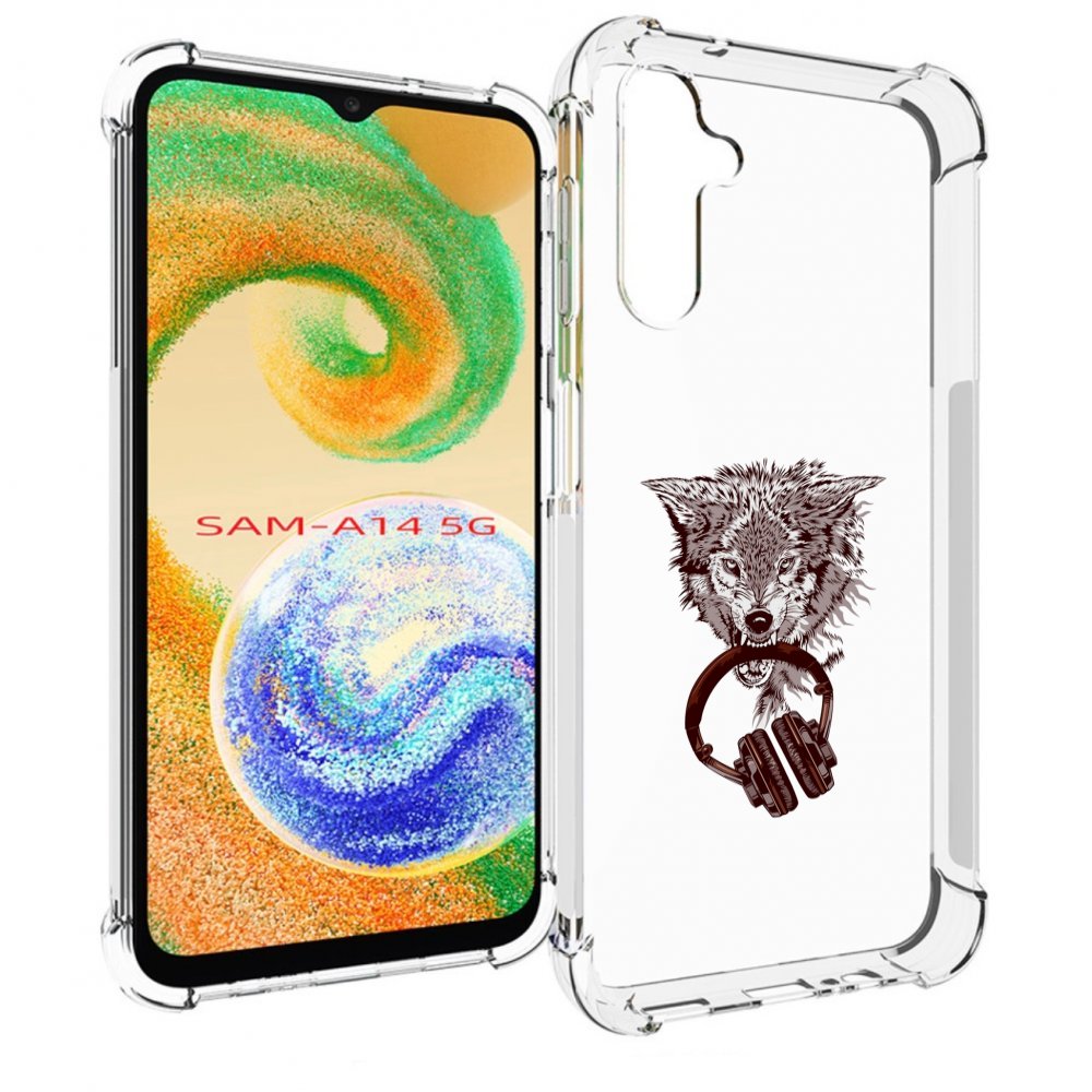 

Чехол MyPads дикий волк для Samsung Galaxy A14 5G, Прозрачный, Tocco