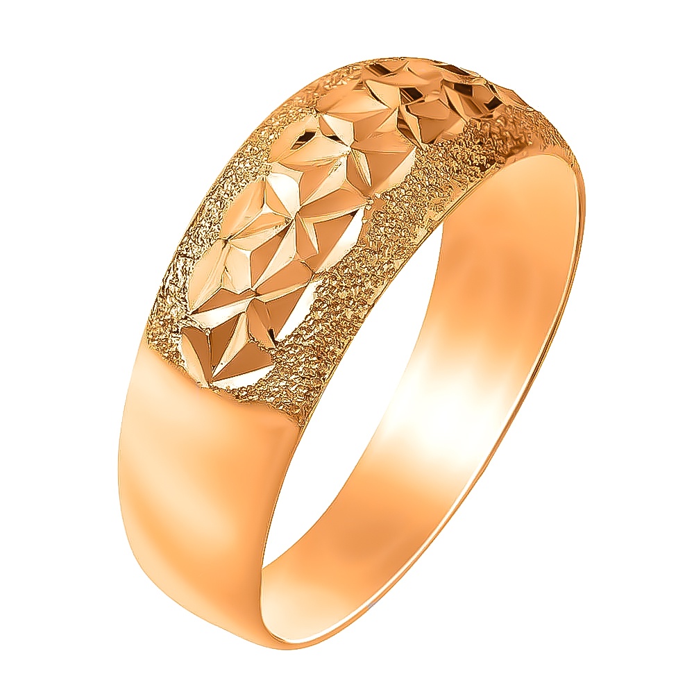 

Кольцо женское из красного золота без вставки 585Gold 401000796, р, 401000796