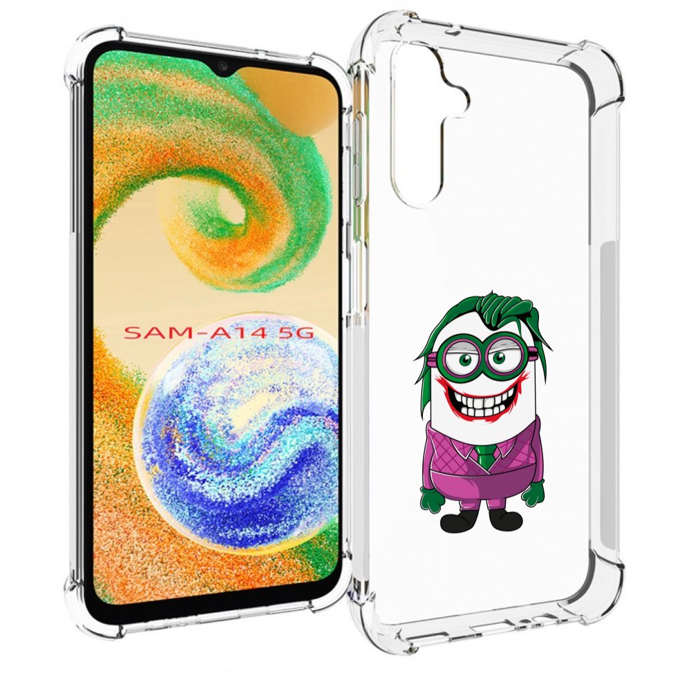 

Чехол MyPads джокер миньон для Samsung Galaxy A14 5G, Прозрачный, Tocco