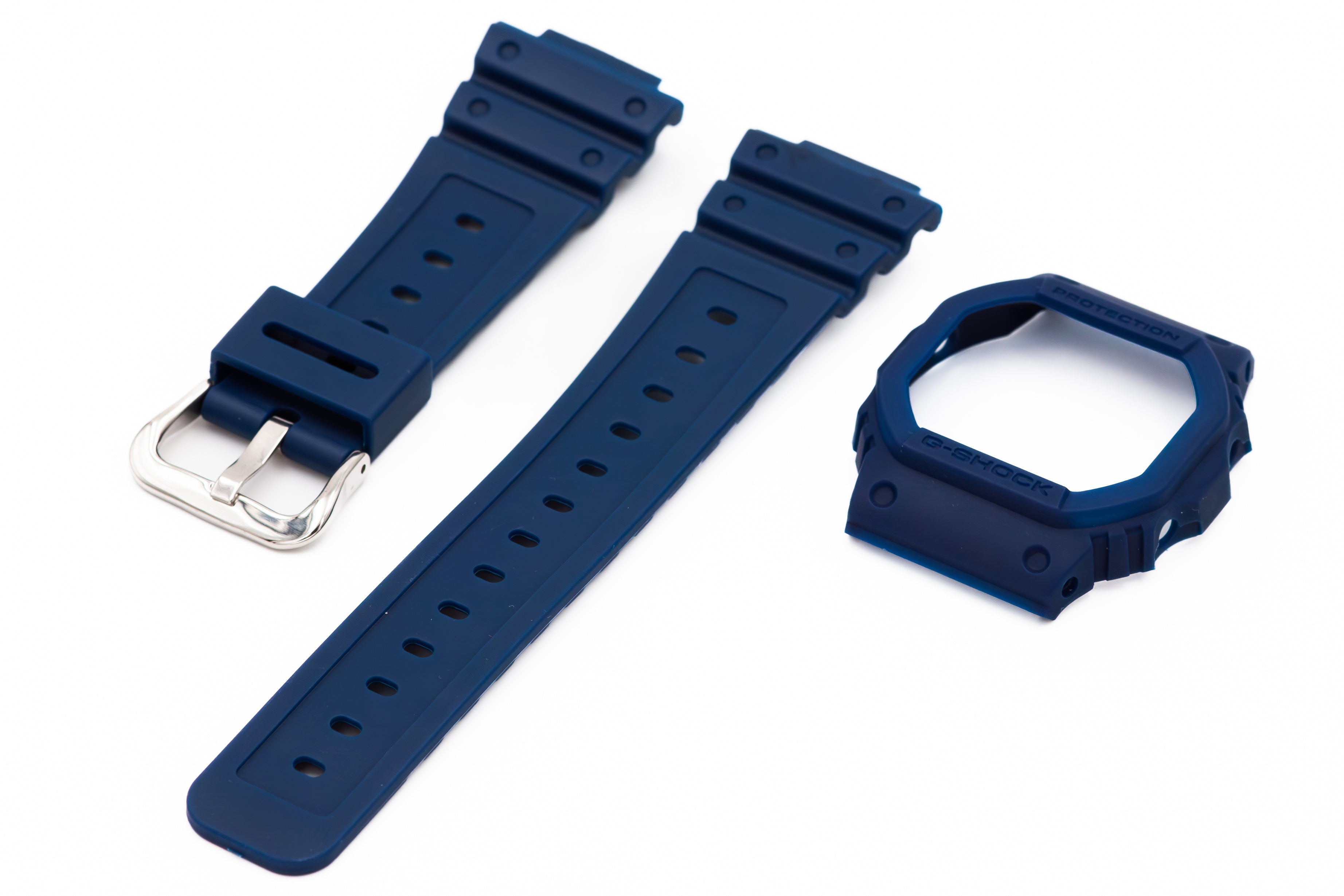 

Ремешок с корпусом мужской Watch Band DW-5600 синий, DW-5600