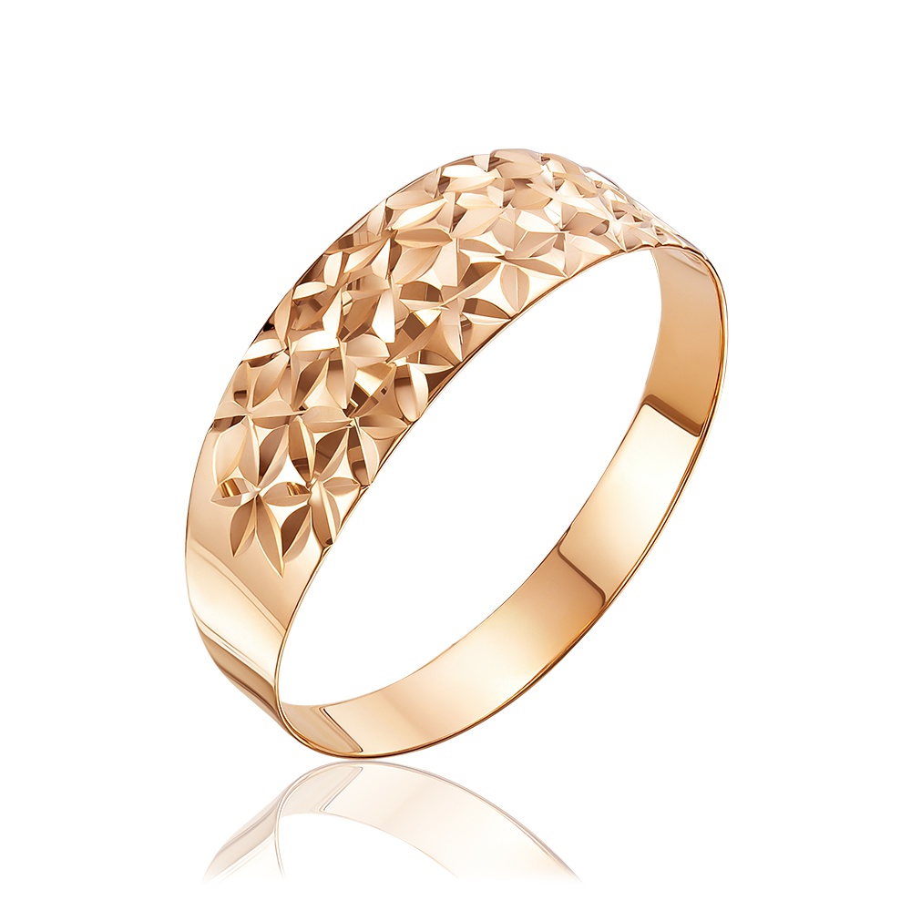 

Кольцо женское из красного золота 585Gold 401005184, р, 401005184