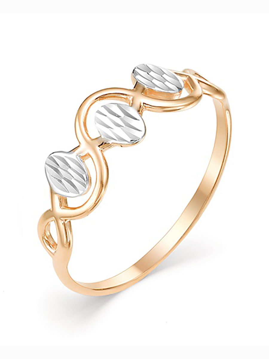 

Кольцо женское из красного золота 585Gold 401005205, р, 401005205