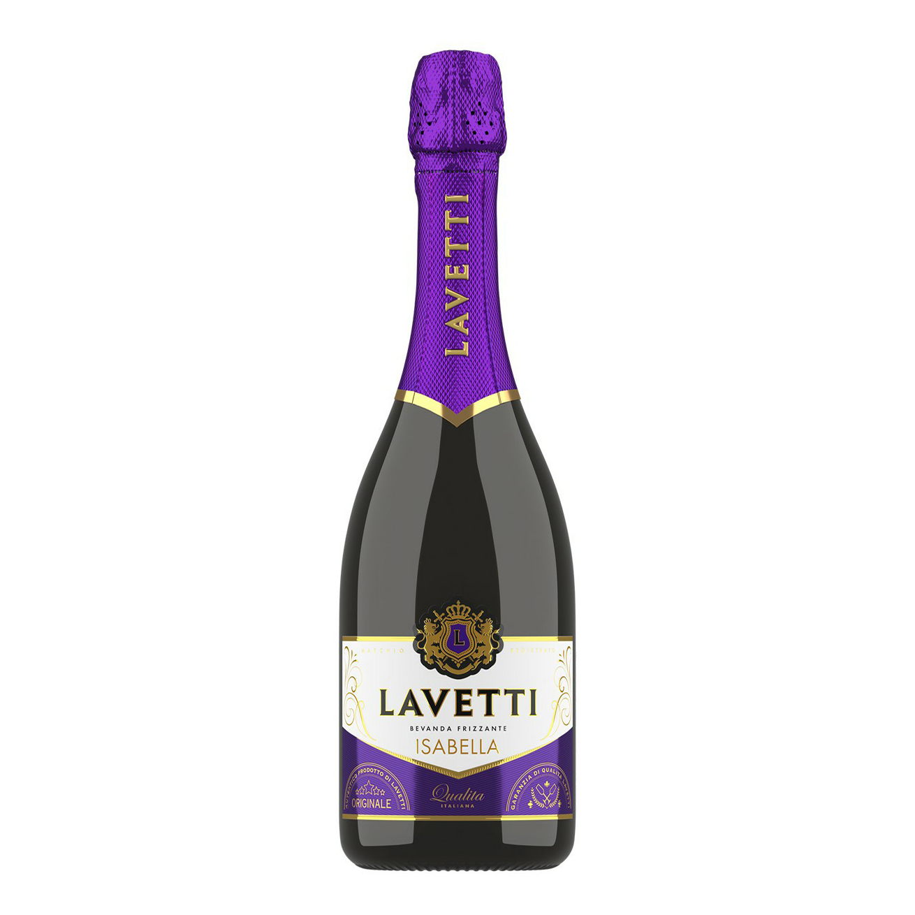 

Вино игристое Lavetti Isabella красное полусладкое 8% 0,75 л Россия