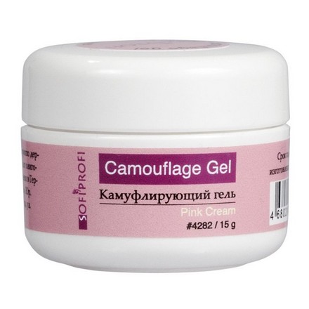 

Камуфлирующий гель SOFIPROFI Pink Cream, 15 мл