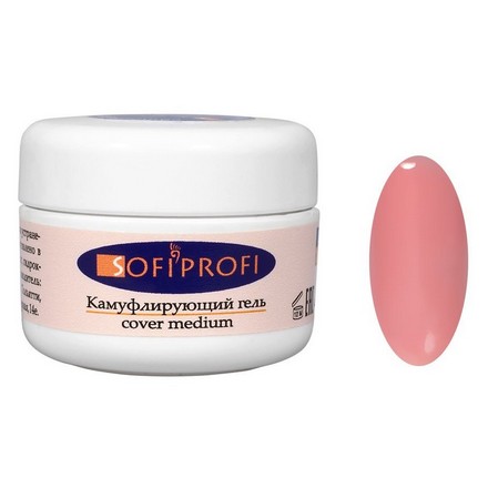 

Камуфлирующий гель SOFIPROFI Cover Medium, 15 г