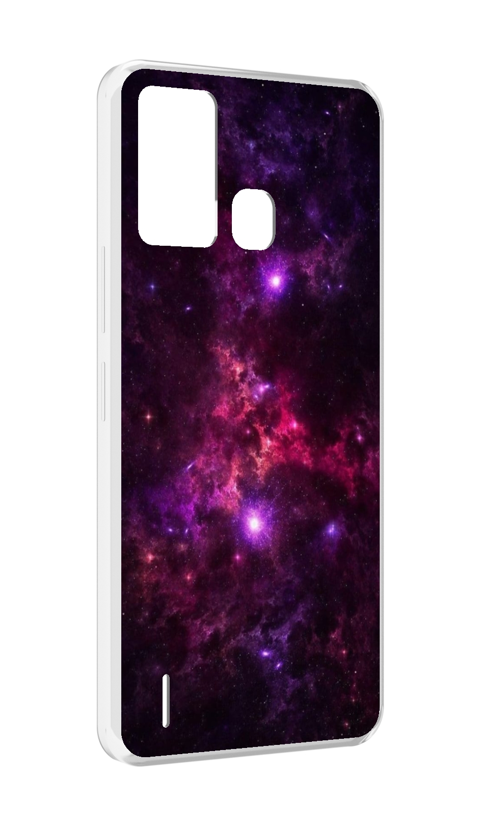 

Чехол MyPads фиолетовый-космос-с-облаками для ITEL S16 / ITEL Vision 1 Pro, Прозрачный, Tocco
