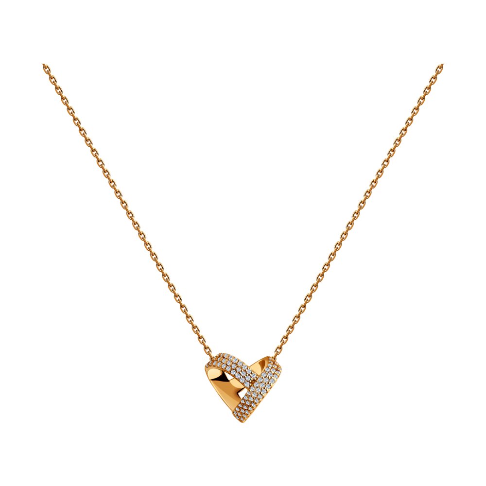 

Колье из серебра с фианитом 45 см SOKOLOV 93070030, 93070030
