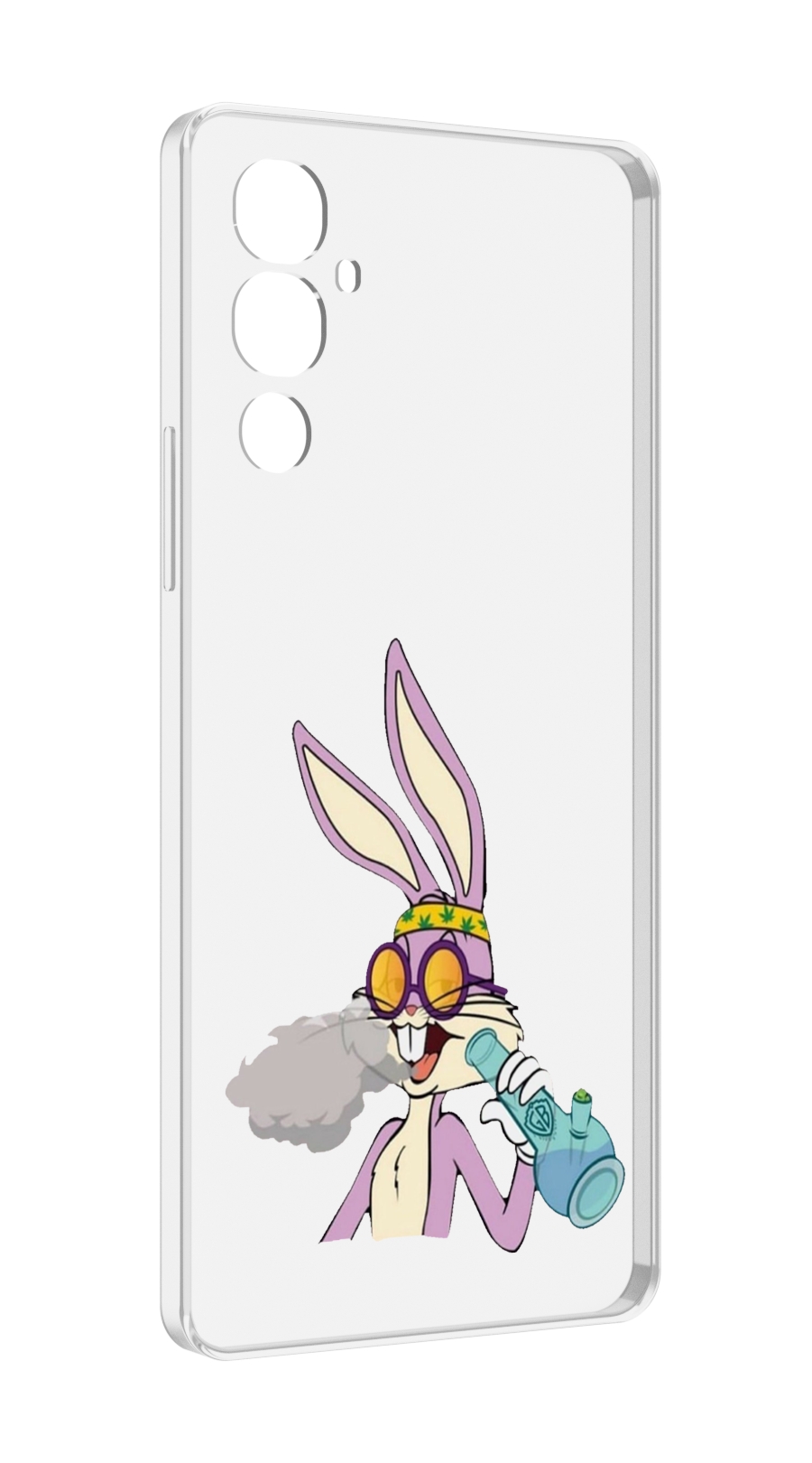 

Чехол MyPads бакс-банни-любитель-подымить для Tecno Pova 4, Прозрачный, Tocco