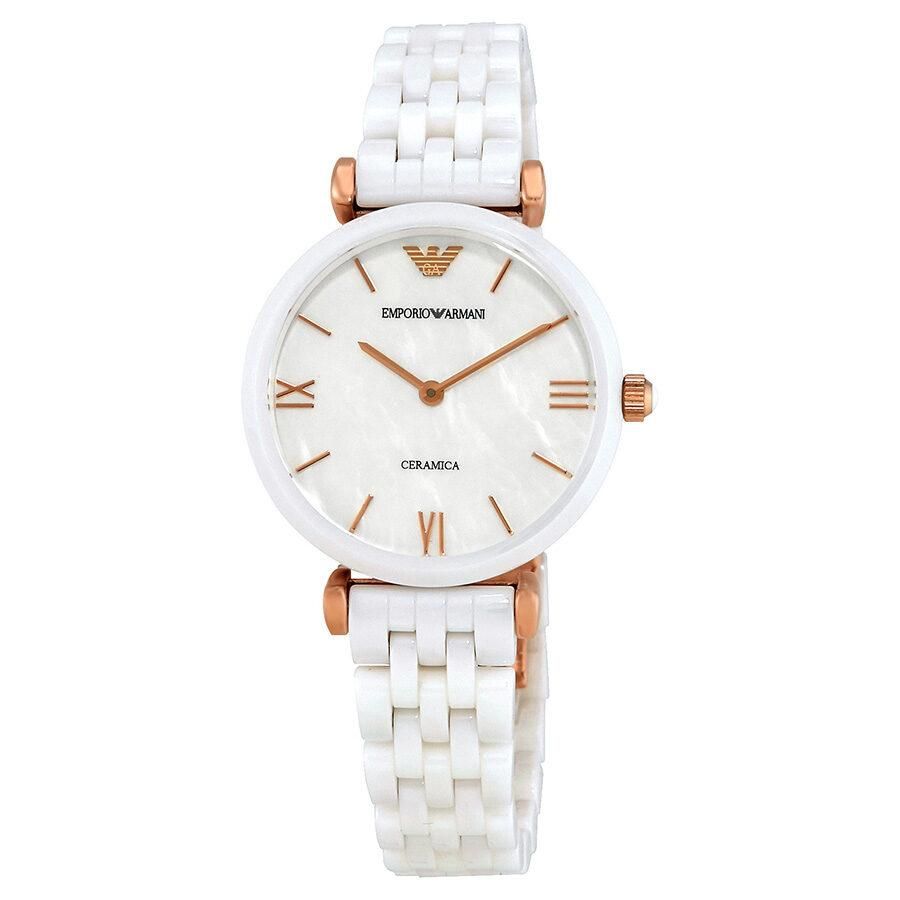

Наручные часы женские Emporio Armani AR1486 белые, AR1486