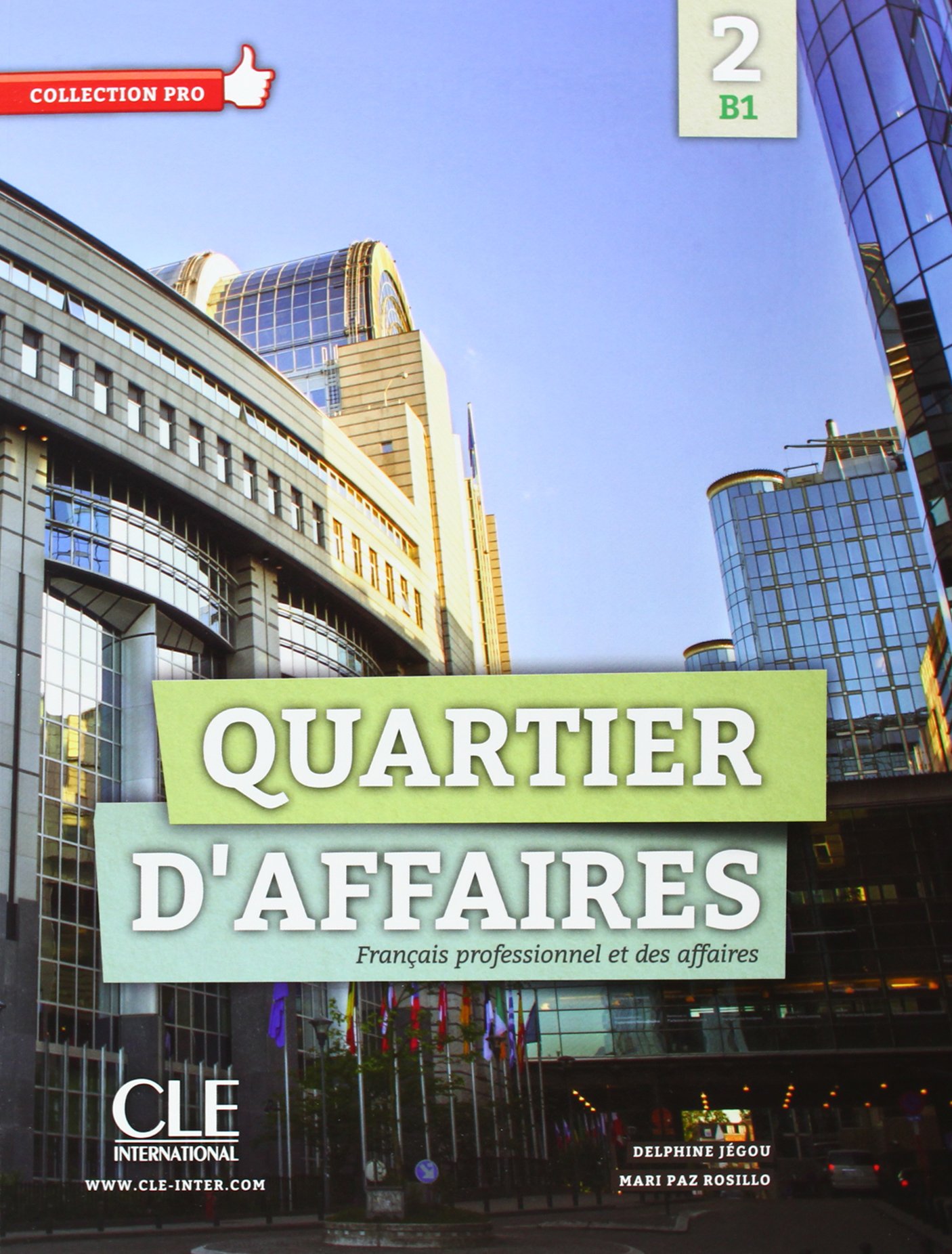 фото Книга quartier d'affaires 2 (b1) livre de l'eleve + dvd rom cle international