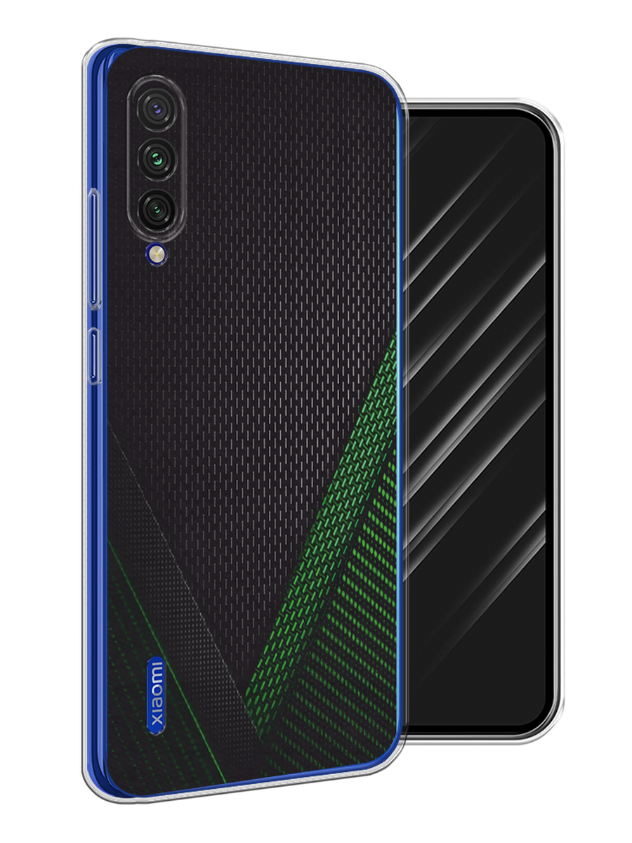 

Чехол Awog на Xiaomi Mi CC9E/Mi A3 "Зеленый карбон", Разноцветный, 35950-3