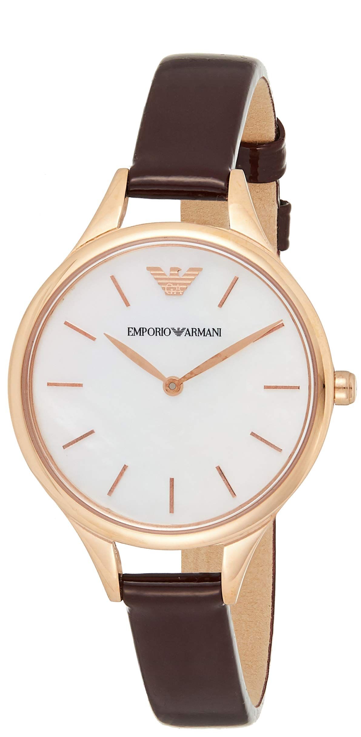 

Наручные часы женские Emporio Armani AR11057 коричневые, AR11057