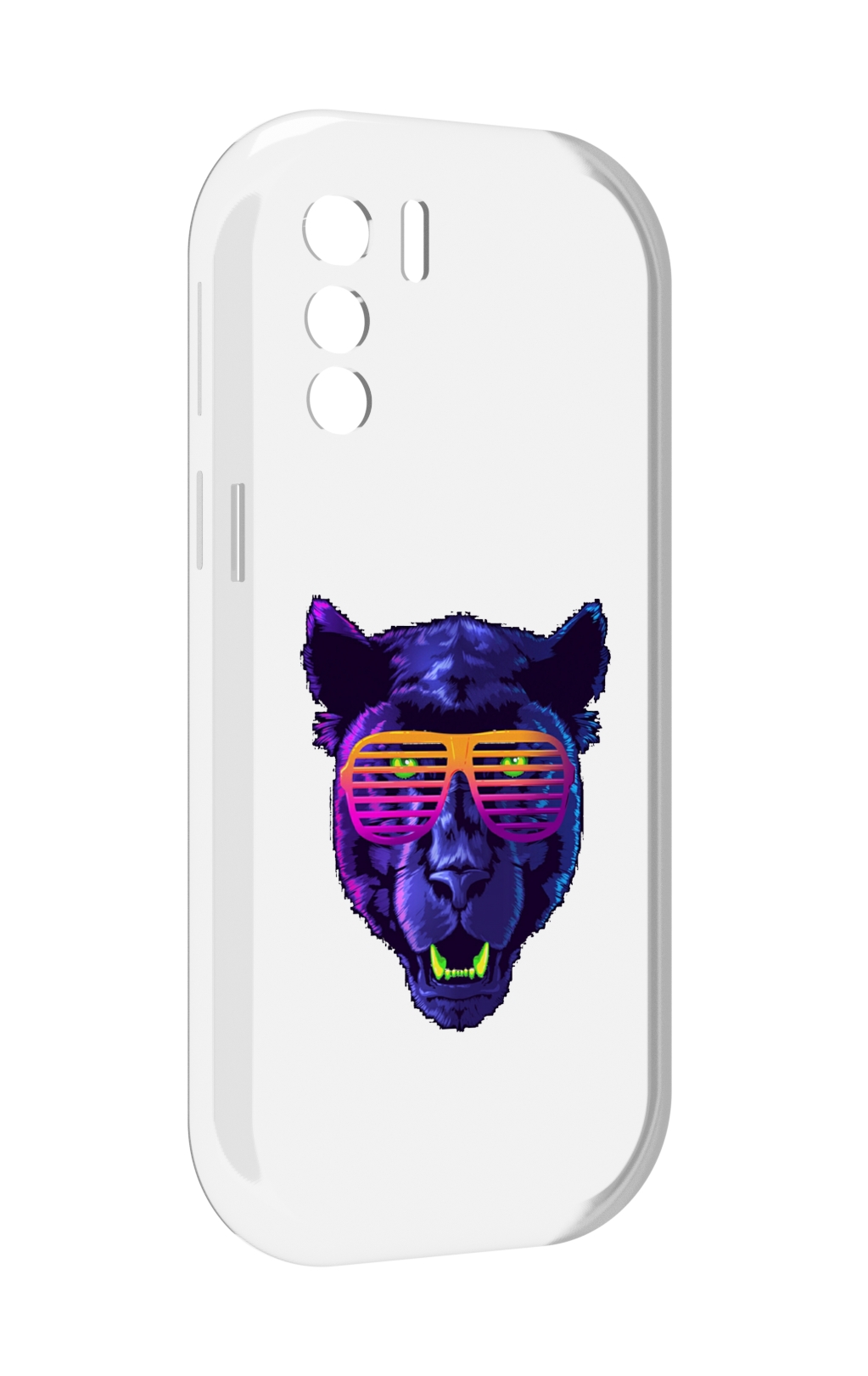 

Чехол MyPads фиолетовая пума в очках для UleFone Note 13P, Прозрачный, Tocco
