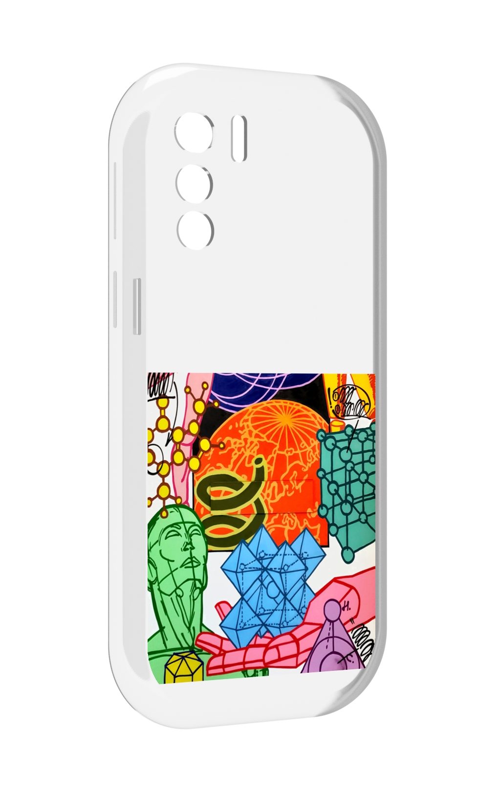 

Чехол MyPads физика-химия для UleFone Note 13P, Прозрачный, Tocco
