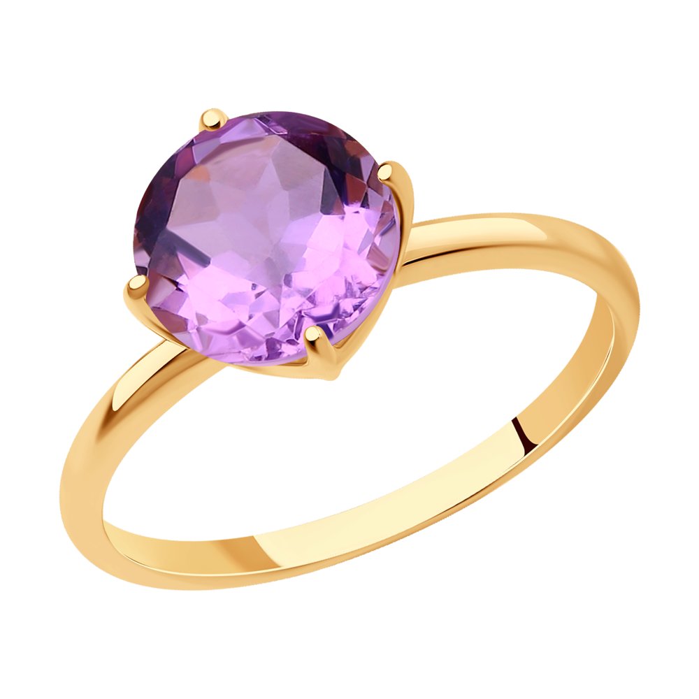 

Кольцо из золота р. , SOKOLOV 716675, аметист, 716675