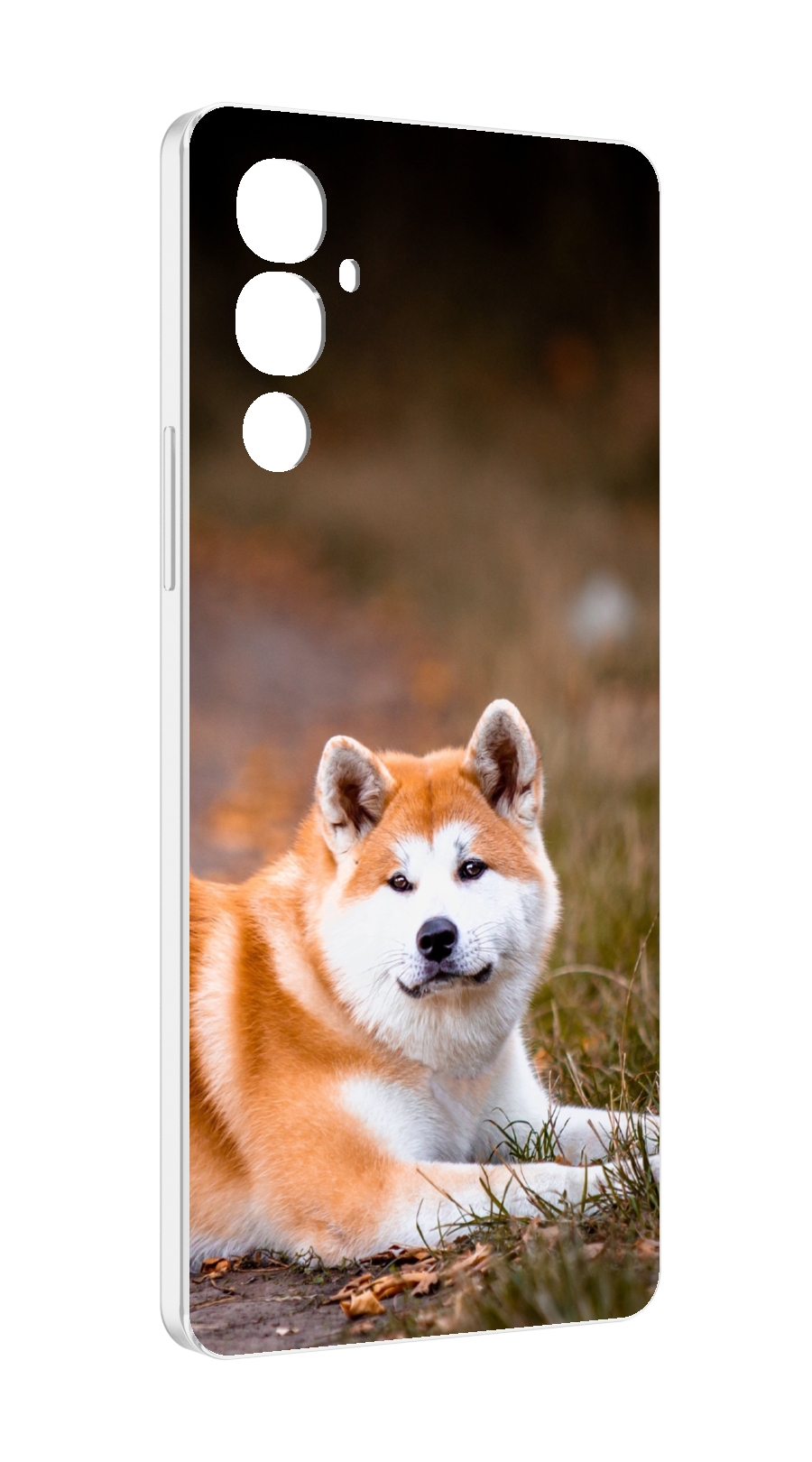 

Чехол MyPads акита ину для Tecno Pova 4, Прозрачный, Tocco