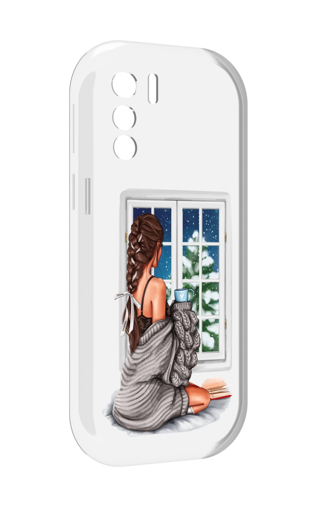 

Чехол MyPads уютное-зимнее-окно женский для UleFone Note 13P, Прозрачный, Tocco