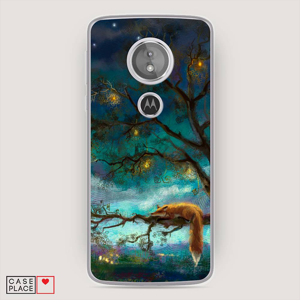 

Силиконовый чехол "Лиса устала" на Motorola Moto G6 Play, 240950-2