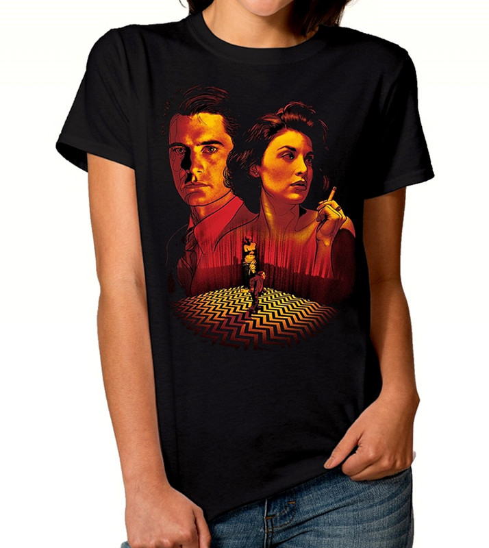

Футболка женская Dream Shirts Твин Пикс черная XS, Черный, Твин Пикс