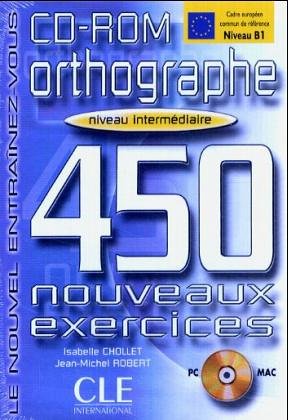 Книга Orthographe 450 Nouveaux Exercices Intermediaire CD-ROM