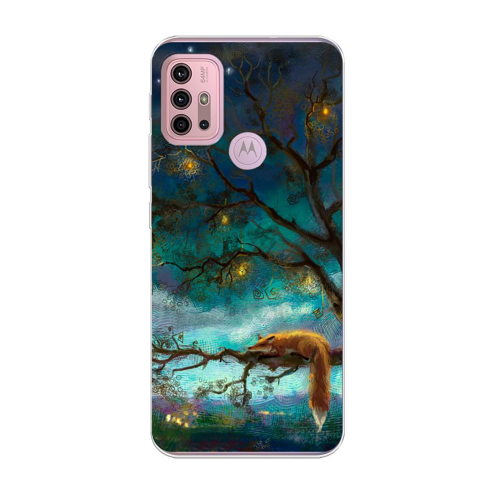 

Силиконовый чехол "Лиса устала" на Motorola Moto G30, 242350-2