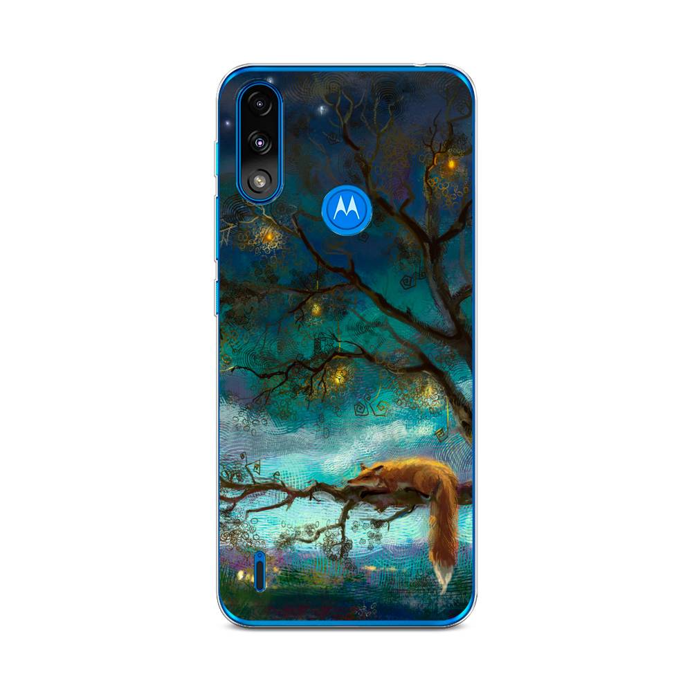 

Силиконовый чехол "Лиса устала" на Motorola Moto E7 Power, 242450-2