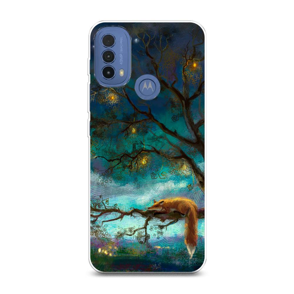 

Силиконовый чехол "Лиса устала" на Motorola Moto E30, 243550-2