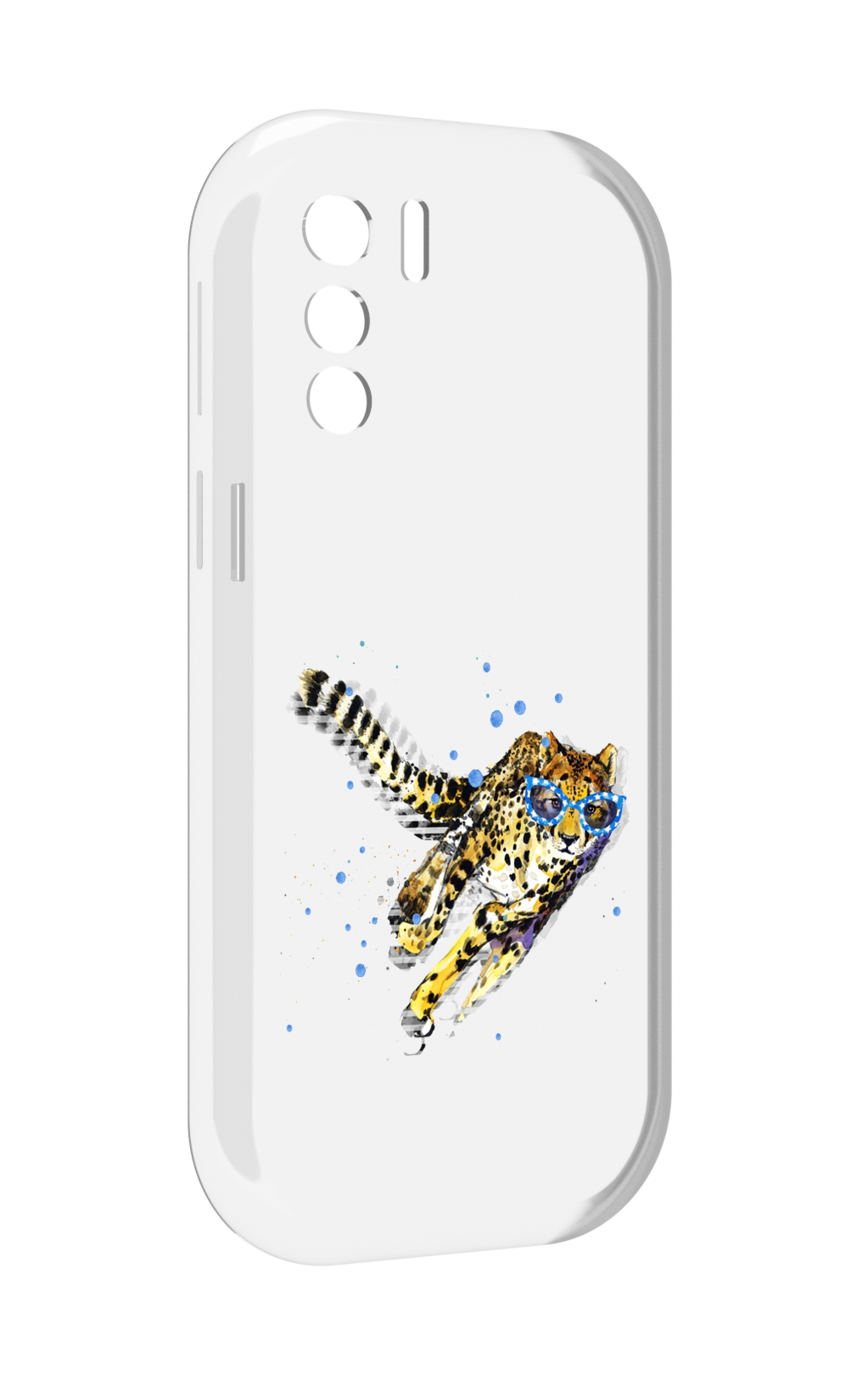 

Чехол MyPads гепард в очках для UleFone Note 13P, Прозрачный, Tocco