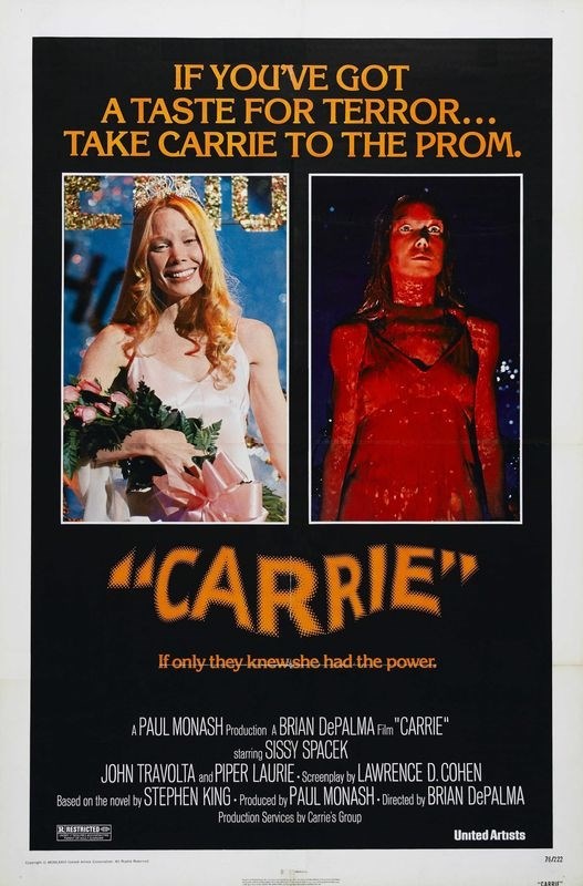 

Постер к фильму "Кэрри" (Carrie) Оригинальный 68,6x104,1 см