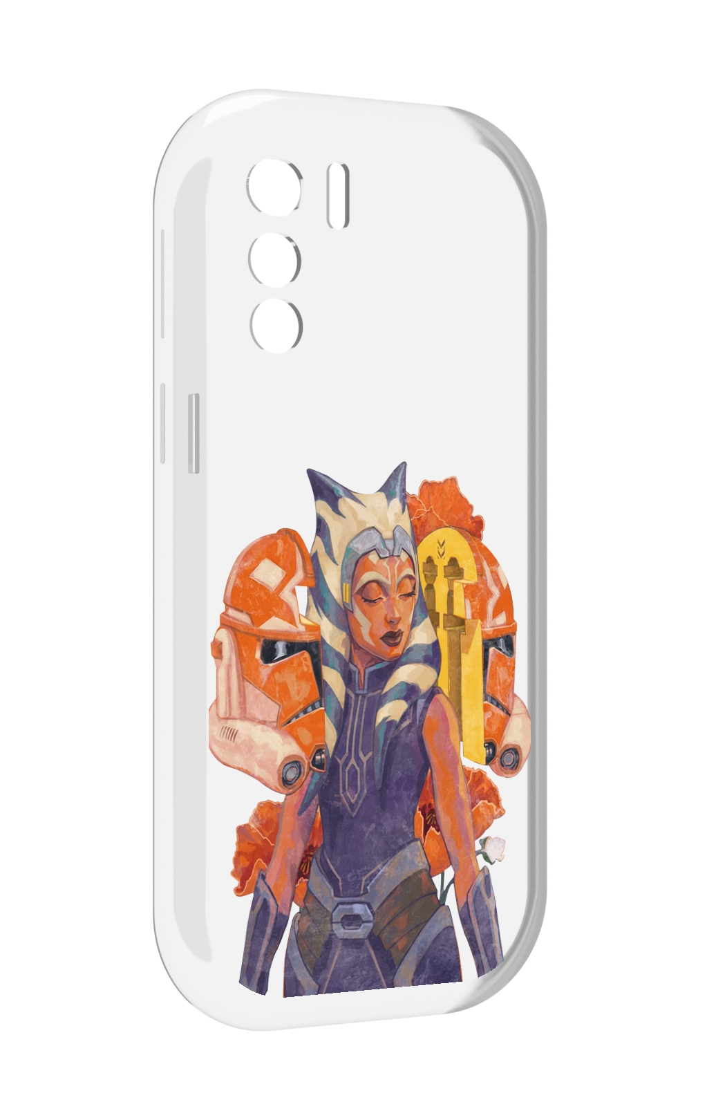 

Чехол MyPads тогрута-асока-тано для UleFone Note 13P, Прозрачный, Tocco