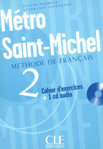 фото Книга metro saint - michel 2 cahier d'exercices + cd audio cle international