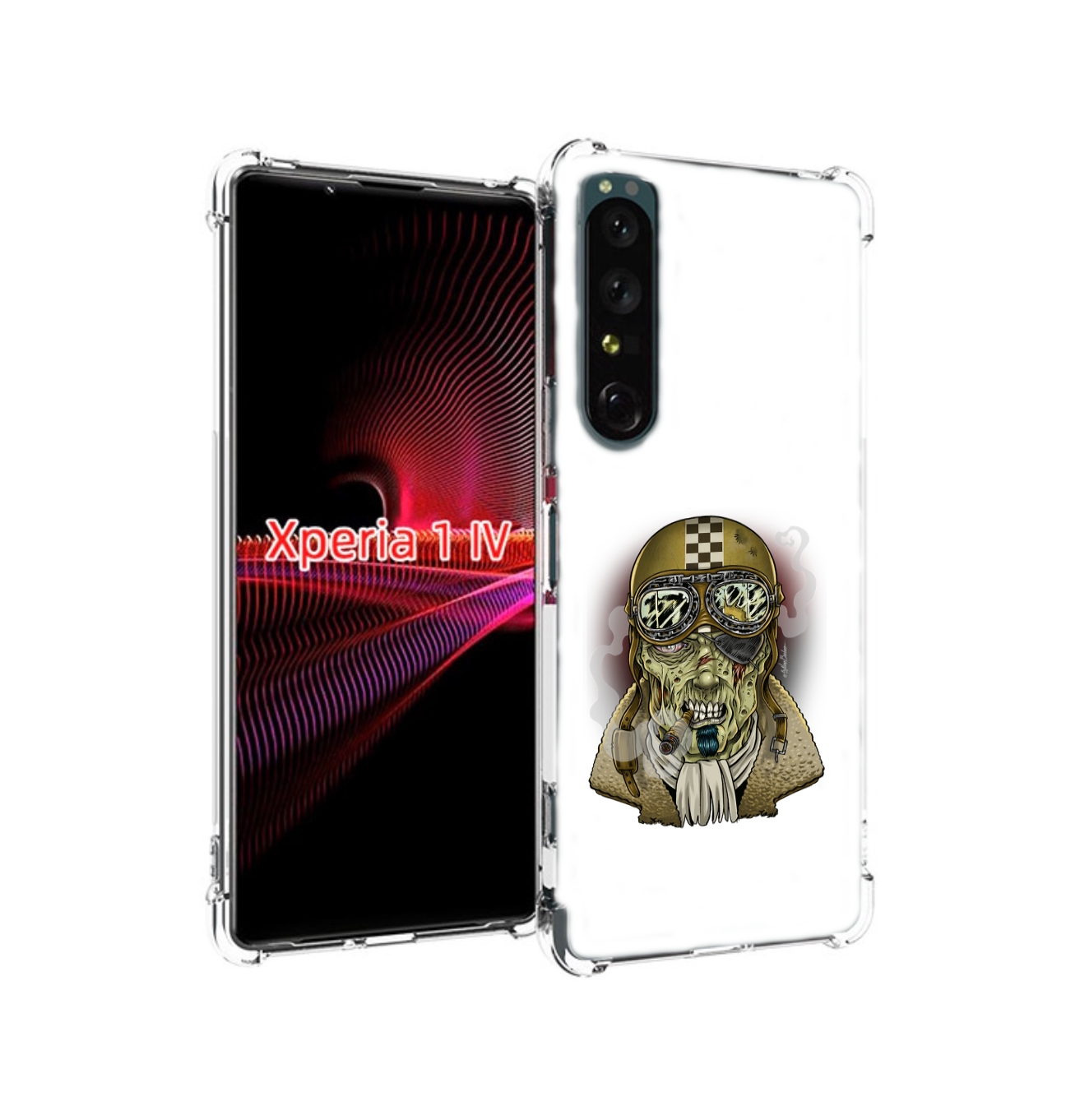 

Чехол накладка MyPads военный зомби для Sony Xperia 1 IV, Прозрачный, Tocco