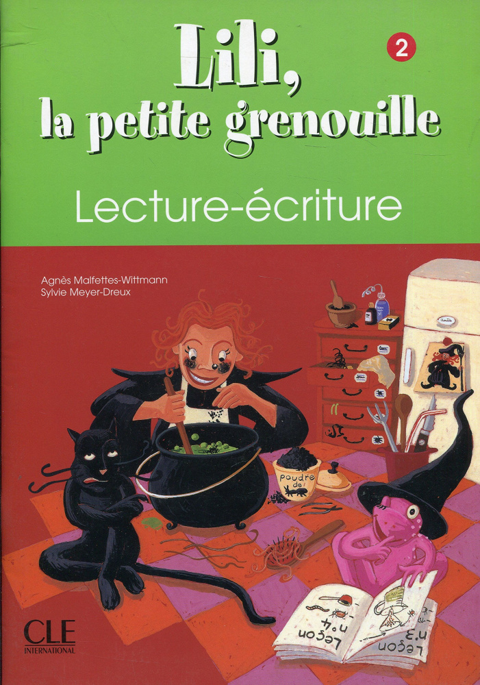 фото Книга lili la petite grenouille niveau 2 - cahier de lecture-ecriture cle international