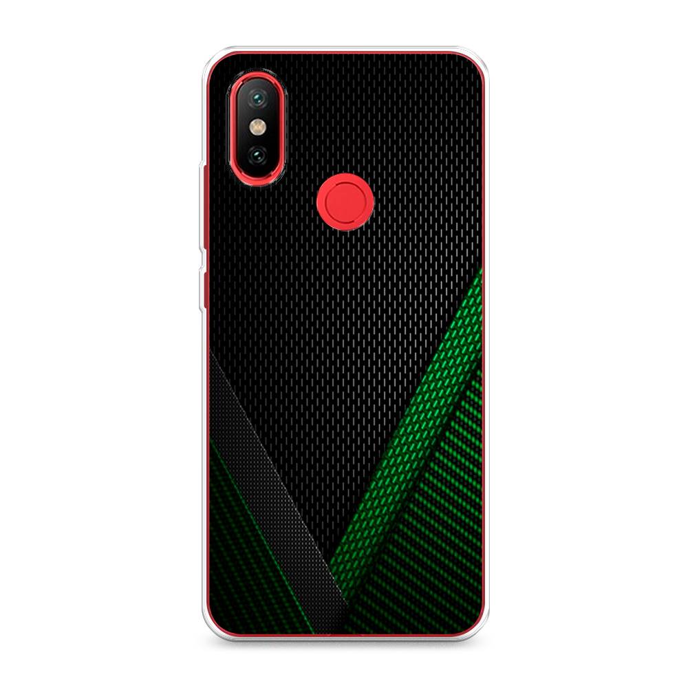 

Чехол Awog на Xiaomi Mi 6X/A2 "Зеленый карбон", Разноцветный, 33250-3