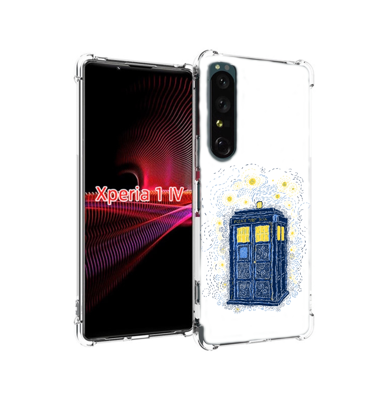 

Чехол накладка MyPads будка рисунок для Sony Xperia 1 IV, Прозрачный, Tocco